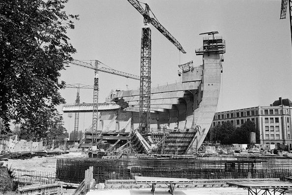 La construction du Parc des Princes