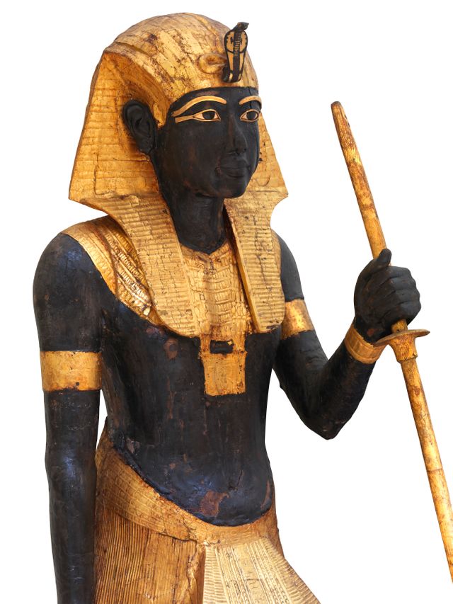 Wooden Guardian Statue of the King