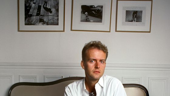 Hervé Guibert photographié en 1988 ©Getty - Ulf Andersen/Hulton Archive
