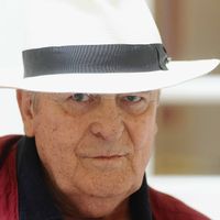 Le réalisateur italien Bernardo Bertolucci le 9 juillet 2013 à Bologne, en Italie