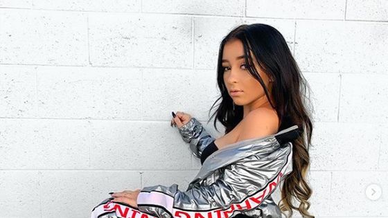 Capture d'écran du compte instagram de Danielle Cohn - @daniellecohn