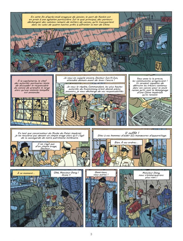 "La vallée des immortels", page 3 - Tome 25 des Aventures de Blake et Mortimer