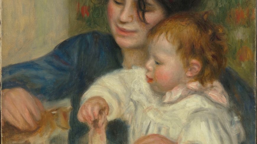 Pierre-Auguste Renoir : Gabrielle et Jean, 1895-1896 Huile sur toile, 65 x 54 cm Paris, musée de l’Orangerie, collection Jean Walter et Paul Guillaume © RMN-Grand Palais (musée de l'Orangerie) / Jean Schormans