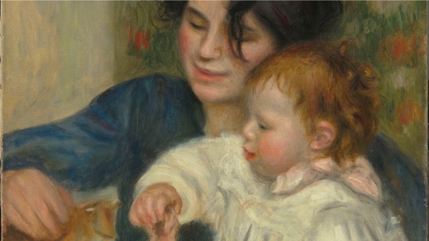 Pierre-Auguste Renoir : Gabrielle et Jean, 1895-1896 Huile sur toile, 65 x 54 cm Paris, musée de l’Orangerie, collection Jean Walter et Paul Guillaume © RMN-Grand Palais (musée de l'Orangerie) / Jean Schormans