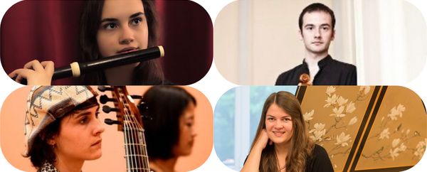 En haut : Gabrielle Rubio et Patrizio Germone. En bas : Agnès Boissonnot-Guilbault.