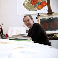 L'auteur et illustrateur Grégoire Solotareff en novembre 2013 à Paris.