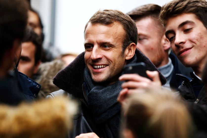 Emmanuel Macron à Honfleur le 1er novembre 2018
