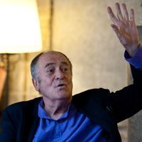 Bernardo Bertolucci à l'ambassade de France à Rome, le 30 juin 2010.