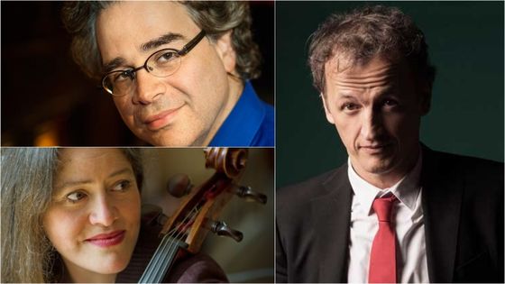 Pascal Amoyel ©Jean-Baptiste Millot; Emmanuelle Bertrand ©Jean-Baptiste Millot; Jean-Christophe Spinosi ©François Berthier