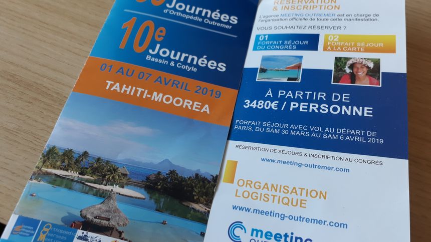 En 2019, les Journées d’orthopédie outre-mer, rendez-vous incontournable pour de nombreux chirurgiens de métropole, se dérouleront à Tahiti
