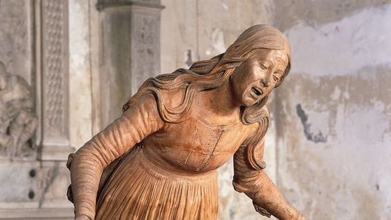 Marie-Madeleine, détail de La Lamentation du Christ, 1492-1497, par Guido Mazzoni, Naples, Italie ©Getty - DEA / L. ROMANO