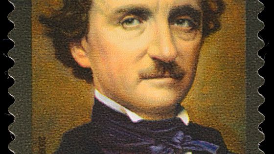 Timbre à l'effigie de Edgar Allan Poe, sorti aux USA en 2009 ©Getty - PictureLake