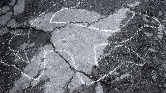 Chalk outline. ©Getty - Ron Chapple