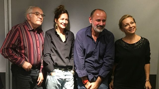"Vous Les Femmes", de g. à d. : Albert Algoud, Valérie Tribes, Daniel Morin, Natalie Dessay
