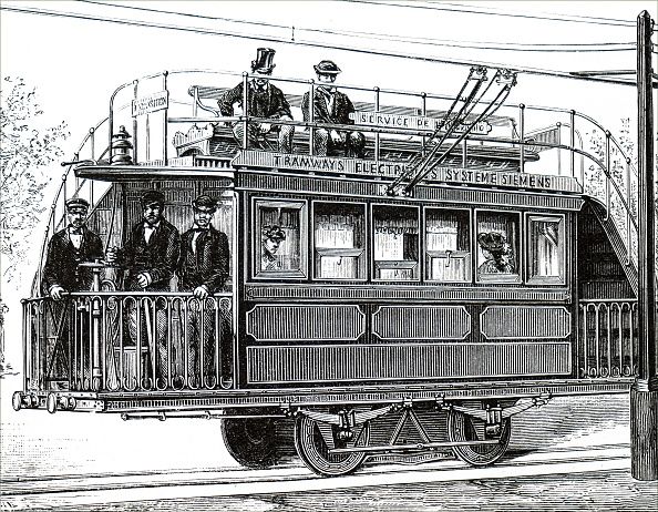 Le 1er tramway parisien