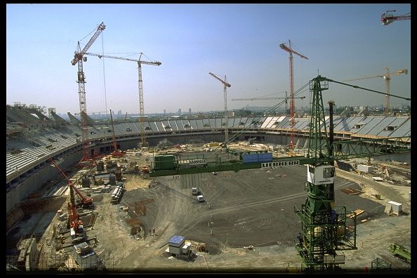 La construction du Stade de France