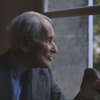 Jean d'Ormesson, filmé dans le film "Monsieur" que Laurent Delahousse lui a consacré.