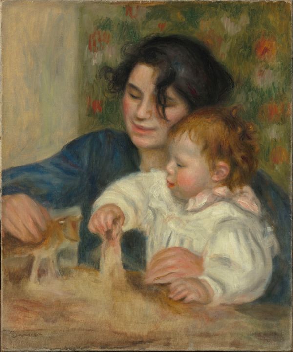 Pierre-Auguste Renoir : Gabrielle et Jean, 1895-1896 Huile sur toile, 65 x 54 cm Paris, musée de l’Orangerie, collection Jean Walter et Paul Guillaume © RMN-Grand Palais (musée de l'Orangerie) / Jean Schormans