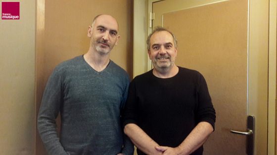 Colin Roche et Bruno Letort au studio 151 ©Radio France - Soizic Noël