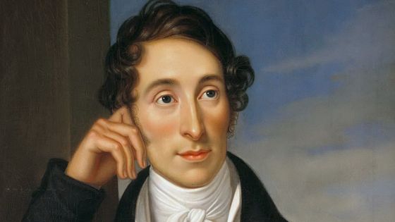 Carl Maria von Weber, compositeur romantique. Portrait par Caroline Bardua (huile sur toile, détail) - Collections du Musée d'Etat de Berlin / via Wikimedia Commons