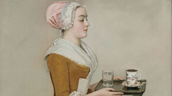 La belle chocolatière, 1744-1745, Jean-Etienne Liotard (DP) / Piccini, La buona figliuola, ossia La Cecchina -Musicopolis