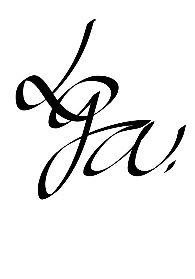 Christian Lacroix a dessiné le logo de notre émission LGA - Le Grand Atelier