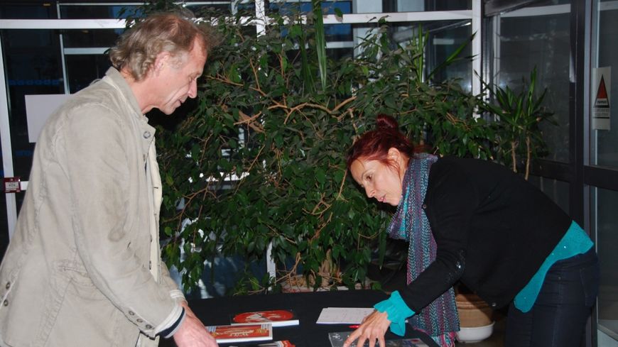 Franz Hautzinget et Isabelle Duthoit préparant le festival