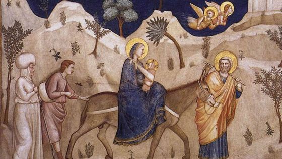 Giotto di Bondone : La Fuite en Égypte (DP) - Berlioz, L' Enfance du Christ / Musicopolis