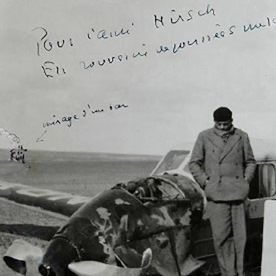 Antoine de Saint-Exupéry dans le désert du Sahara le 31 décembre 1935