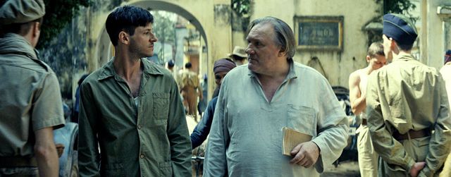 Gaspard Ulliel et Gérard Depardieu dans "Les Confins du monde" de Guillaume Nicloux (sortie le 05 décembre 2018)