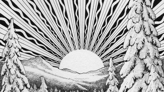 Illustration Solstice d'hiver