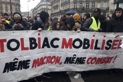 Manifestation du 8 décembre, Paris. Manifestation du 8 décembre, Paris.