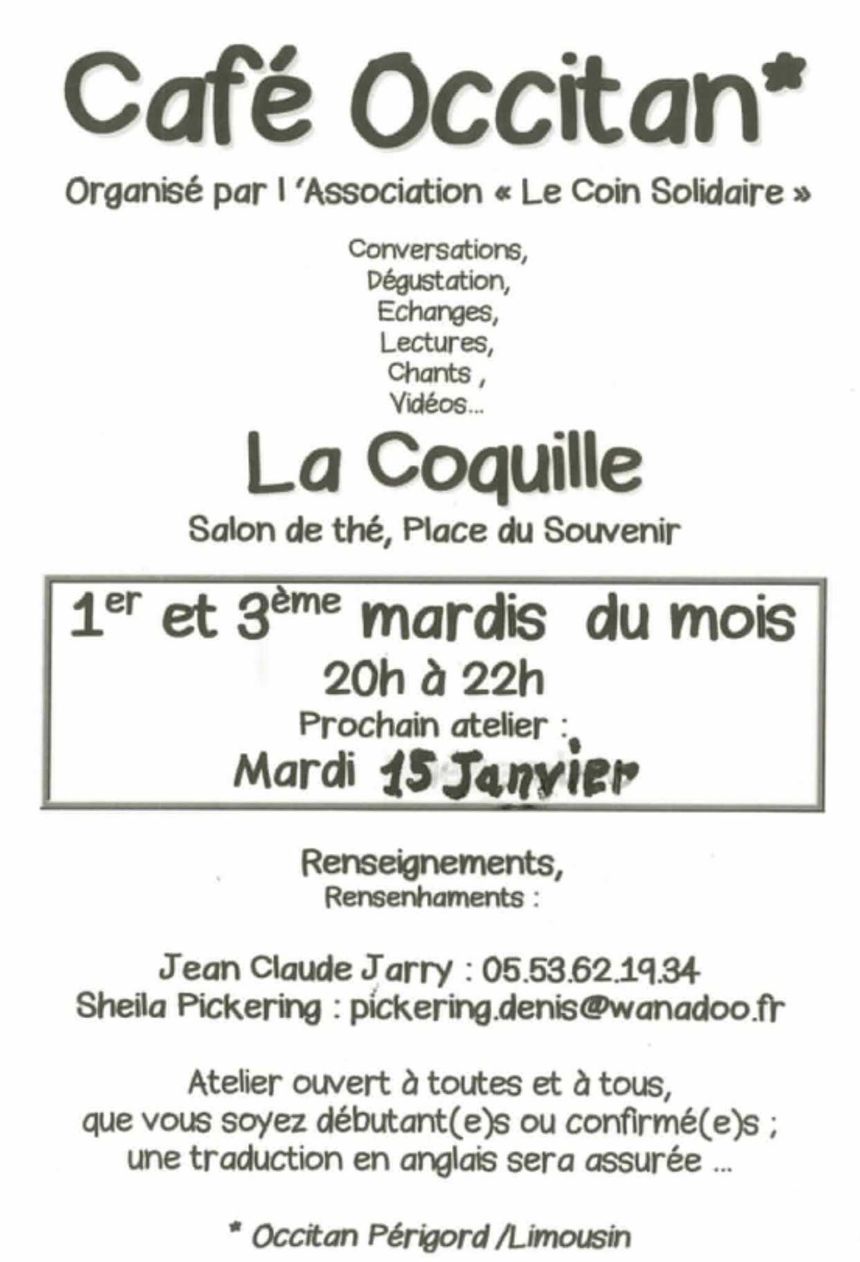 Café Oc à La Coquille