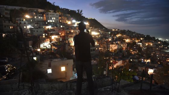 Dans le quartier pauvre de Jalousie, en banlieue de Port-au-Prince, Haïti, décembre 2018. ©AFP - © HECTOR RETAMAL