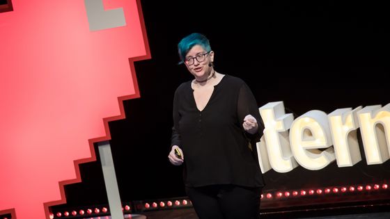 Cathy O'Neil à la conférence Internetdagarna en 2017 - Stiftelsen