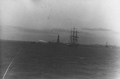La statue de la Liberté en 1890 La statue de la Liberté en 1890