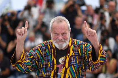 Le réalisateur britannique Terry Gilliam (des Monty Python), le 19 mai 2018 au Festival de Cannes pour son film "L'Homme qui tua Don Quichotte". Le réalisateur britannique Terry Gilliam (des Monty Python), le 19 mai 2018 au Festival de Cannes pour son film "L'Homme qui tua Don Quichotte".
