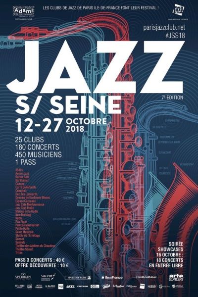 Affiche Jazz sur Seine 2018