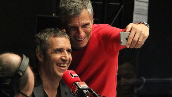Nagui et Julien Clerc ©Radio France - Anne Audigier
