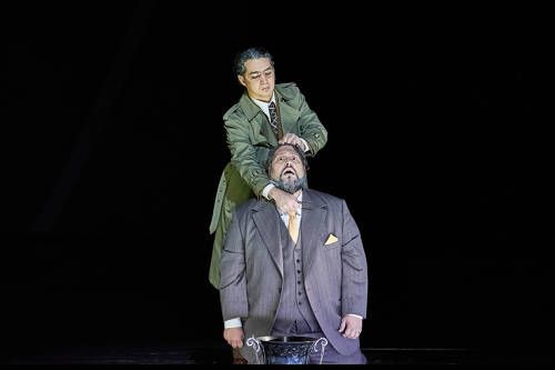 Mikhail Timoshenko (Pietro) et Nicola Alaimo (Paolo Albani)