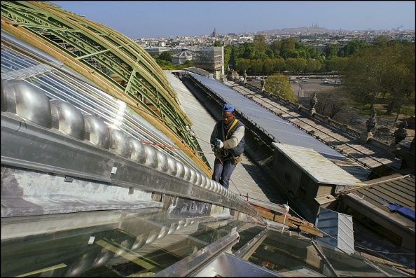 La nef du Grand Palais en restauration