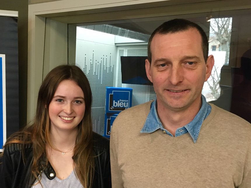 Clémentine et son papa Sébastien Rigaud