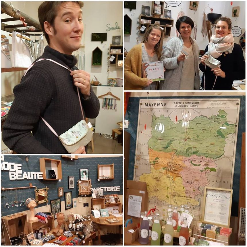 La boutique éphémère "Mayenne Créative" à Laval