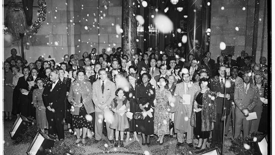 Concert de Noël à Los Angeles, 1951, © University of Southern California / Coll. Corbis Historica, © Getty
