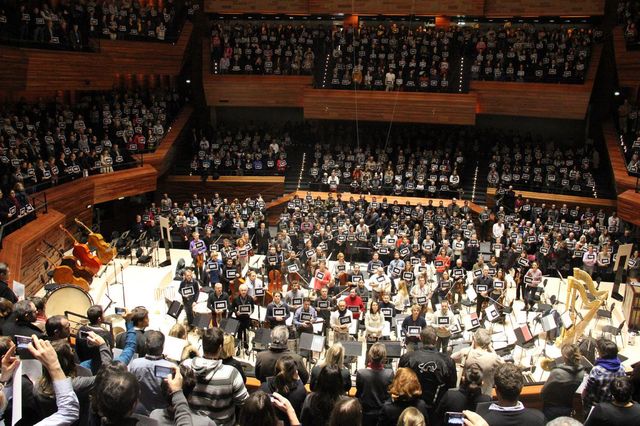 Émotion palpable dans l'auditorium de Radio France