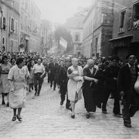 Photo prise par Robert Capa à Chartres