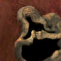 Avoir Faim - D'après Saturne dévorant un de ses fils de Francisco de Goya / Source : Wikimedia Commons