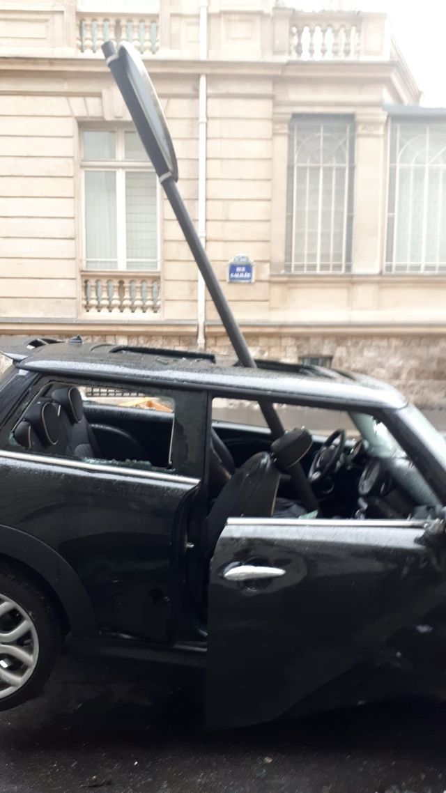 Avenue des Etats-Unis, Paris, 8 décembre 2018