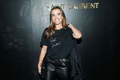Elodie Bouchez, actrice française (assistant à un défilé Yves Saint-Laurent, le 25 septembre 2018, Paris). Elodie Bouchez, actrice française (assistant à un défilé Yves Saint-Laurent, le 25 septembre 2018, Paris).