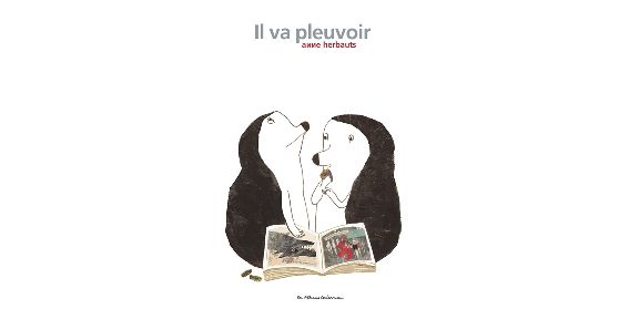 "Il va pleuvoir" d'Anne Herbauts (Editions Casterman)